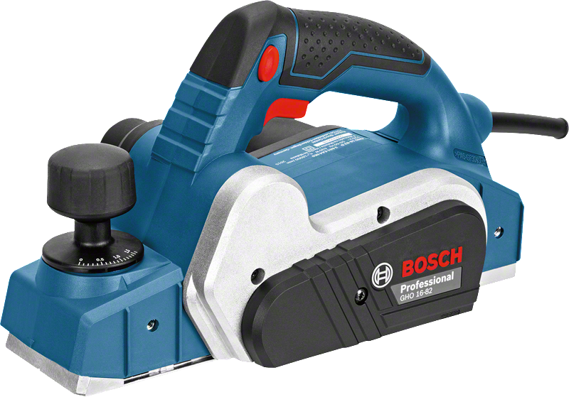 Rindea electrică Bosch GHO 16-82 pentru netezirea lemnului.
