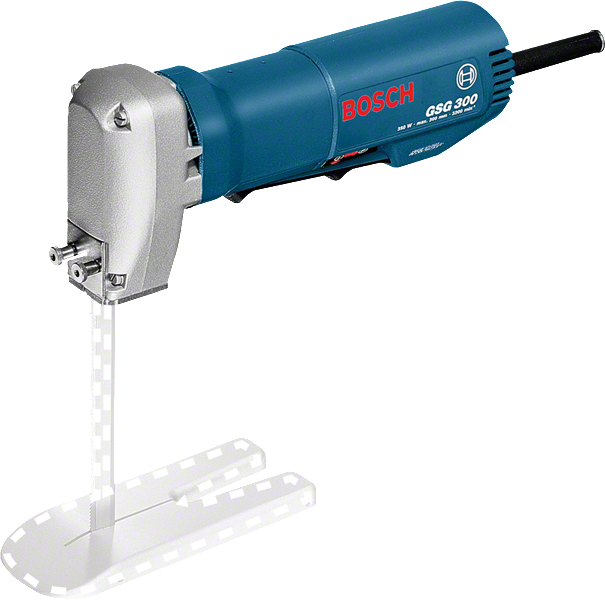 Cuțit din cauciuc spumat Bosch GSG 300 pentru feliere precisă.