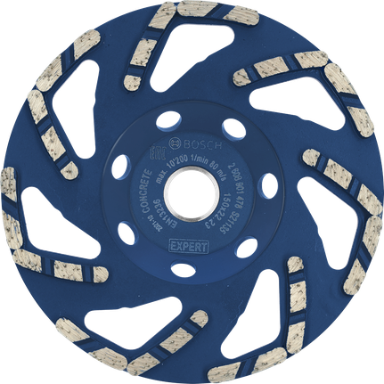 Cap de șlefuire diamantat pentru beton Bosch EXPERT, 150 mm.