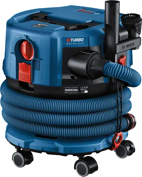 Aspirator umed-uscat fără fir Bosch GAS 18V-12 cu furtun.