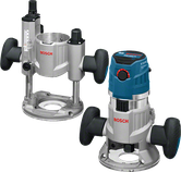 Freză multifuncțională Bosch GMF 1600 CE pentru prelucrarea precisă a lemnului.