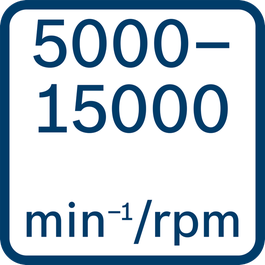  5000-15000 min-1/rot/min