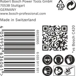Șmirghel Bosch EXPERT C470 115 x 107 mm G 80 50 buc.