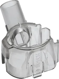 Adaptor aspirator Bosch transparent, lungime 111 mm.