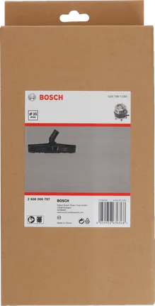 Duză de aspirare Bosch lată pentru podea, cu diametrul de 35 mm.