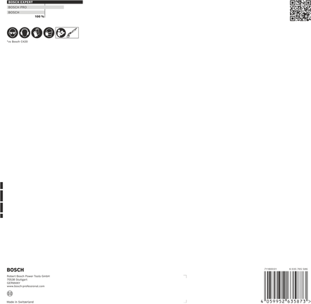 Plasă de șlefuit Bosch EXPERT M480 225 mm G 120.