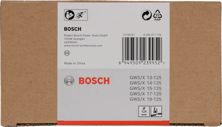 Apărătoare de protecție combinată Bosch 125 mm.