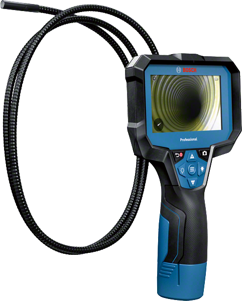 Cameră de inspecție Bosch GIC 12V-4-23 C cu ecran de 4,3 inci.