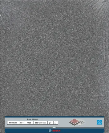 Rolă de șlefuit Bosch PRO C355 230x280 mm, granulație 120.