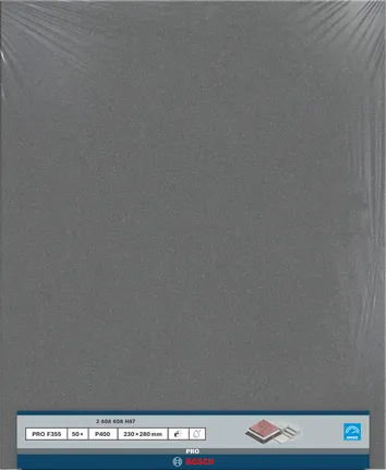 Rolă de șlefuit Bosch PRO C355 230x280 mm, granulație 400.