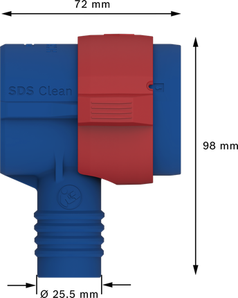 Conector Bosch EXPERT SDS Clean max pentru ciocan perforator.
