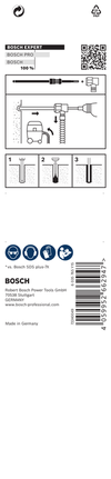 Burghiu cu percuție Bosch EXPERT SDS Clean plus-8X pentru găurire în beton.