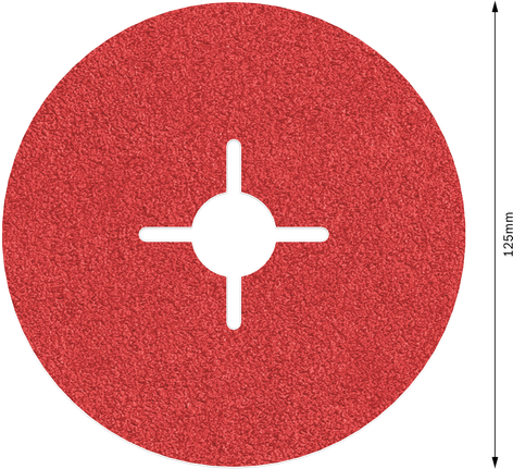 Disc de șlefuit cu fibre Bosch PRO R780, 125 mm, granulație 60.