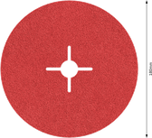 Disc cu fibră Bosch PRO R780 180 mm G60 pentru șlefuire.