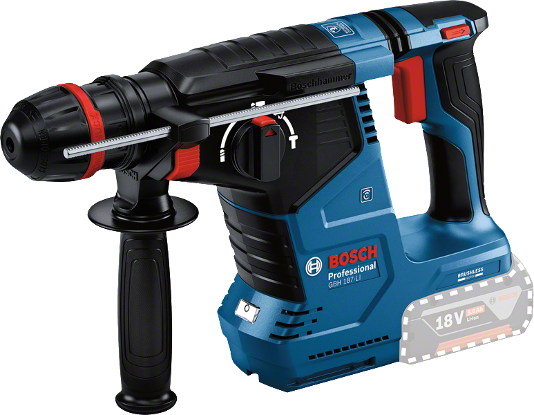 Ciocan rotopercutor fără fir Bosch GBH 187-LI ONECHUCK.