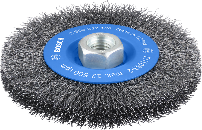 Disc abraziv Bosch PRO Metal Clean 115 mm pentru filet M14.