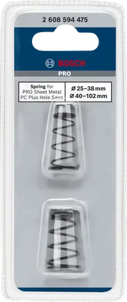 Set de arcuri pentru carotă Bosch PRO Sheet Metal PC Plus, 2 bucăți.