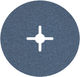 Disc abraziv cu fibră Bosch PRO R574 180 mm G80 pentru șlefuire.
