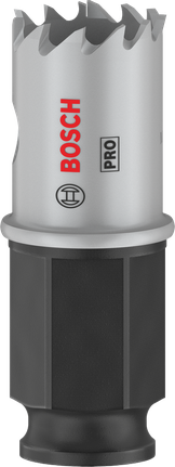 Coroană pentru tablă Bosch PRO PC Plus, diametru 19 mm.