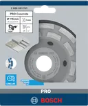Cap de șlefuire beton Bosch PRO 115 mm pentru potrivire universală.