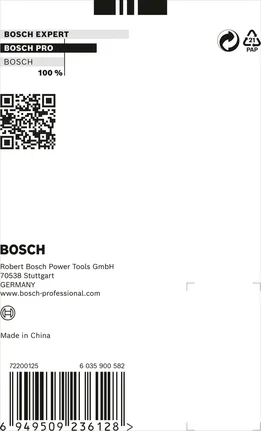 Cutie rezistentă Bosch PRO mică pentru ambalajul accesoriilor.