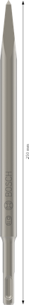 Daltă ascuțită Bosch PRO SDS plus-4C 250 mm.