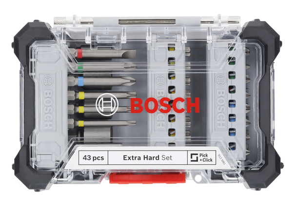 Set de biți de șurubelniță extra dure Bosch , 43 buc.