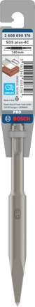Daltă ascuțită Bosch SDS plus-4C 140 mm.