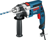 Mașină de găurit cu impact cu fir Bosch GSB 16 RE cu mâner lateral.