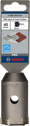 Carotă Bosch SDS plus-5 de 40 mm.