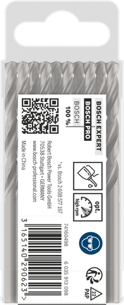 Burghiu spiralat Bosch PRO Metal HSS-G, pachet de 5 mm.