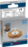 Disc abraziv Bosch PRO Multi Material cu sârmă curată, diametru 75 mm.