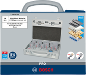 Set de carote Bosch PRO Multi Material cu 14 piese.