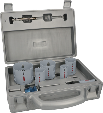 Set carotă Bosch PRO Multi Material PC Plus, 9 buc.