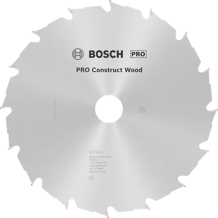 Lamă de ferăstrău circular pentru lemn Bosch PRO Construct, 235 mm.