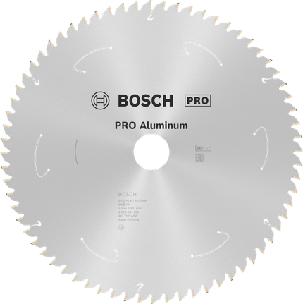 Lamă de ferăstrău circulară Bosch PRO din aluminiu, diametru 254 mm.
