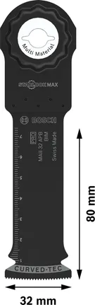Lamă multifuncțională Bosch PRO MAII 32 APB, 32x80 mm.
