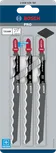 Lame de ferăstrău pendular Bosch PRO Soft Material T313AW 152 mm, pachet de 3.