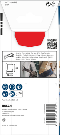 Lamă de tăiere cu imersie Bosch PRO AIZ 32 APIB 32×50 mm.