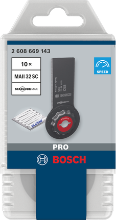 Cuțit de Bosch PRO MAII 32 SC 32×55 mm 10 bucăți.