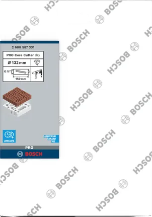 Mașină de tăiat carote Bosch PRO, uscată, 132×150 mm.