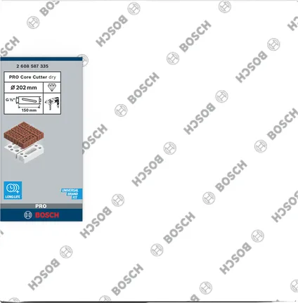 Mașină de tăiat carote Bosch PRO uscată 202×150 mm G 1/2″.