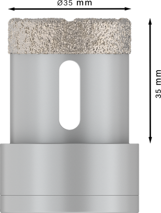 Cuțit de freză ceramică uscat Bosch PRO 35x35 mm X-LOCK.