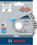 Disc diamantat Bosch PRO Stone 125×22,23×2,2 mm.