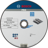 Disc de tăiere cu liant metalic Bosch PRO 230 x 3 x 22,23 mm.