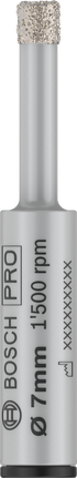 Burghiu ceramic uscat Bosch PRO, 7 mm, pentru plăci ceramice.