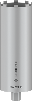 Carotă Bosch PRO uscată 152 mm pentru găurire în zidărie.