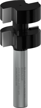 Freză de frezat Bosch PRO pentru îmbinări cu limbă, coadă de 8 mm.