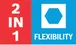 Flexibilitate 2 în 1.