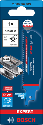 Lamă de tăiere a metalelor din carbură Bosch EXPERT S555HHC.